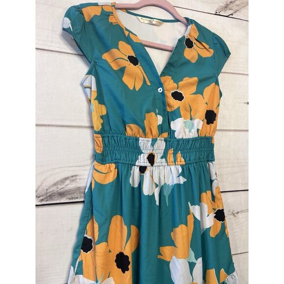 Wayward Fancies Dress Estimated Size Small Dress Floral Fun Flirty - Picture 2 of 6